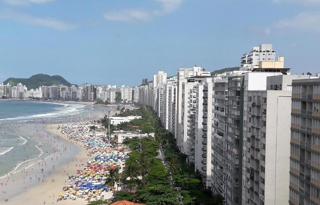 Pe Na Areia - Com Servico De Praia Guarujá Dış mekan fotoğraf